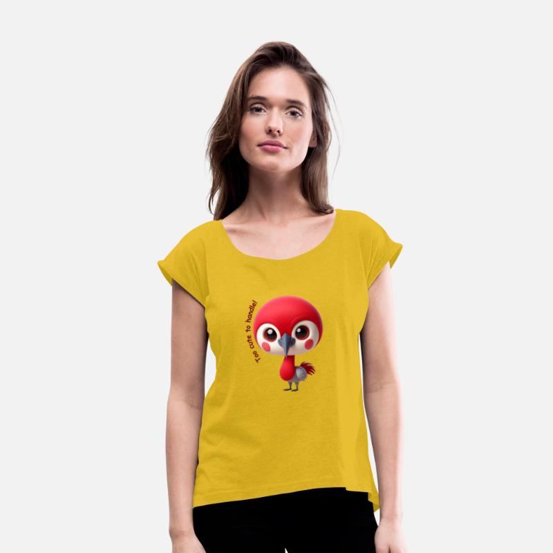 Adorable Red Bird Character