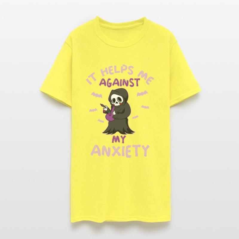 Against My Anxiety Smoking Marijuana Weed
