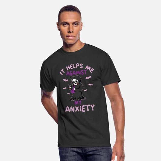 Against My Anxiety Smoking Marijuana Weed