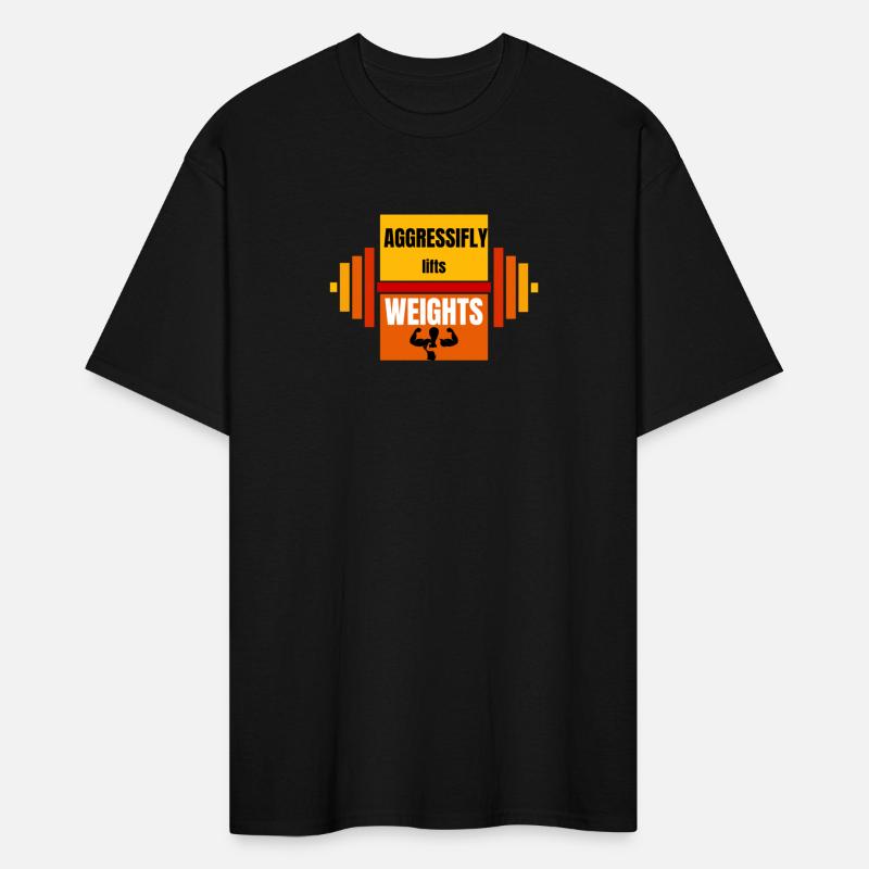 aggressifly lifts weights
