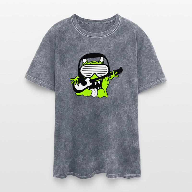 Alien Monster Playing Guitar Headphone Sunglasses