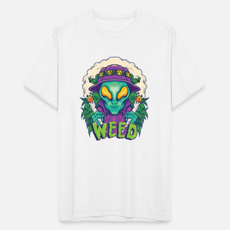 alien smoking summer cannabis plants
