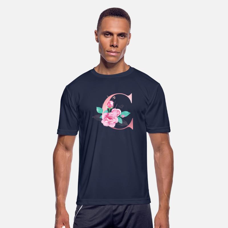 ALPHABET LETTER C IN FLORAL STYLE