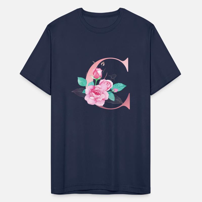 ALPHABET LETTER C IN FLORAL STYLE