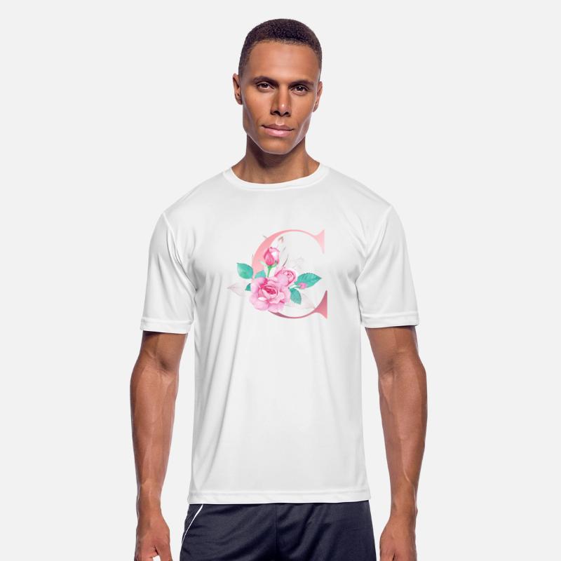 ALPHABET LETTER C IN FLORAL STYLE