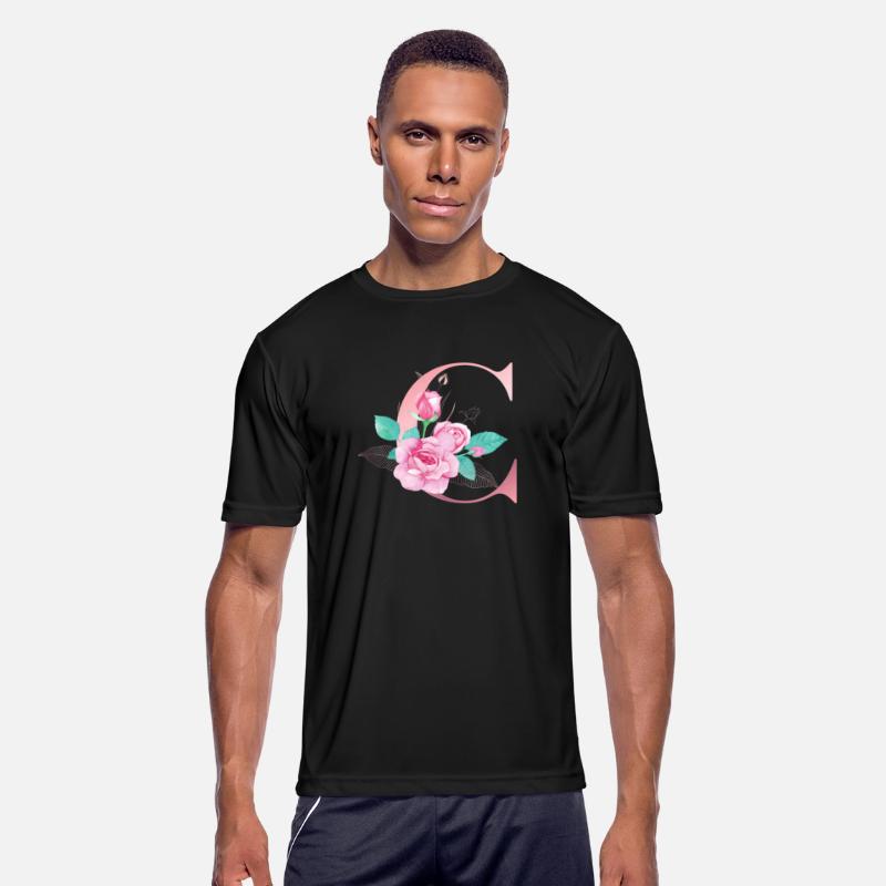ALPHABET LETTER C IN FLORAL STYLE