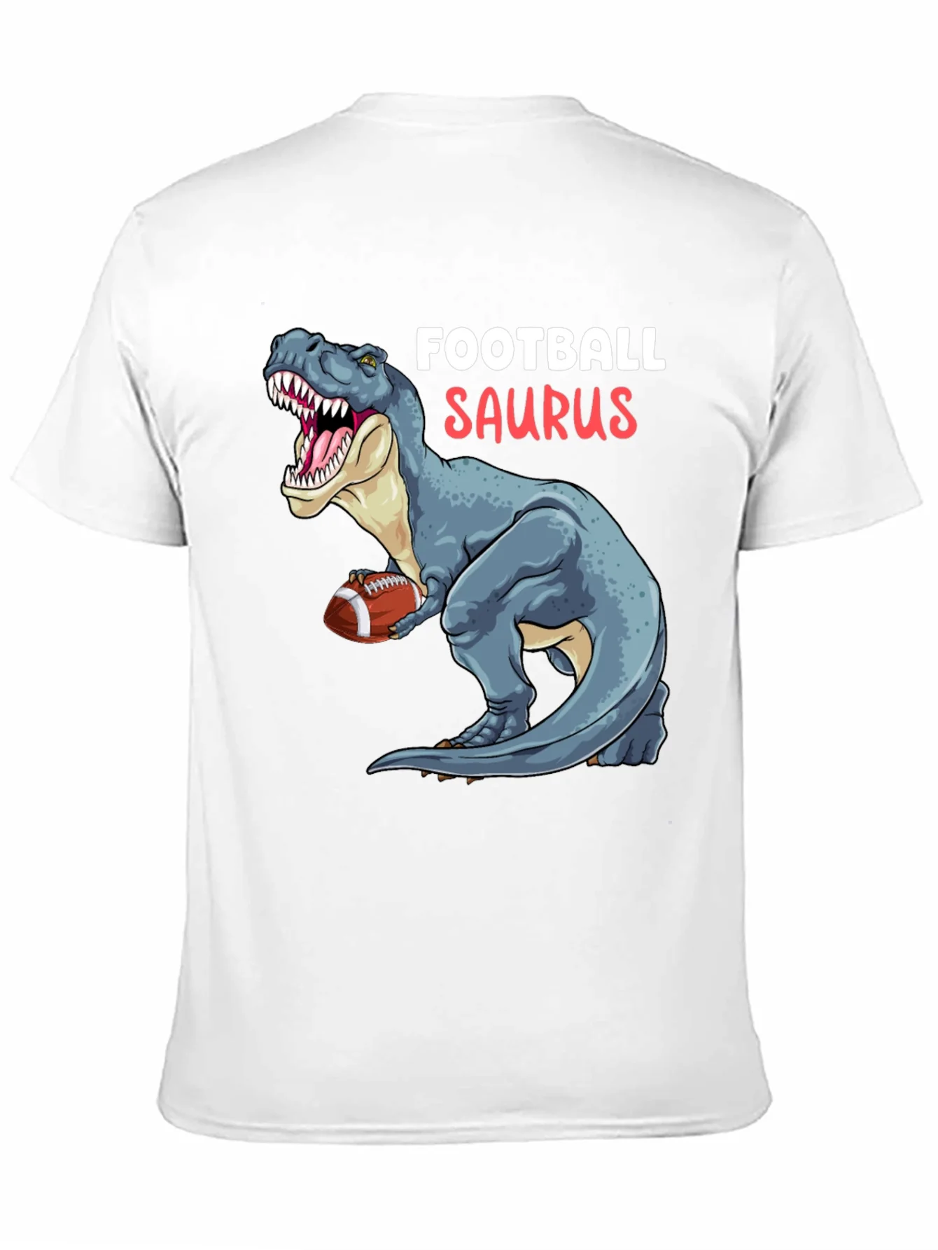 Football Saurus T-Shirt: Dinosaur Sports Tee