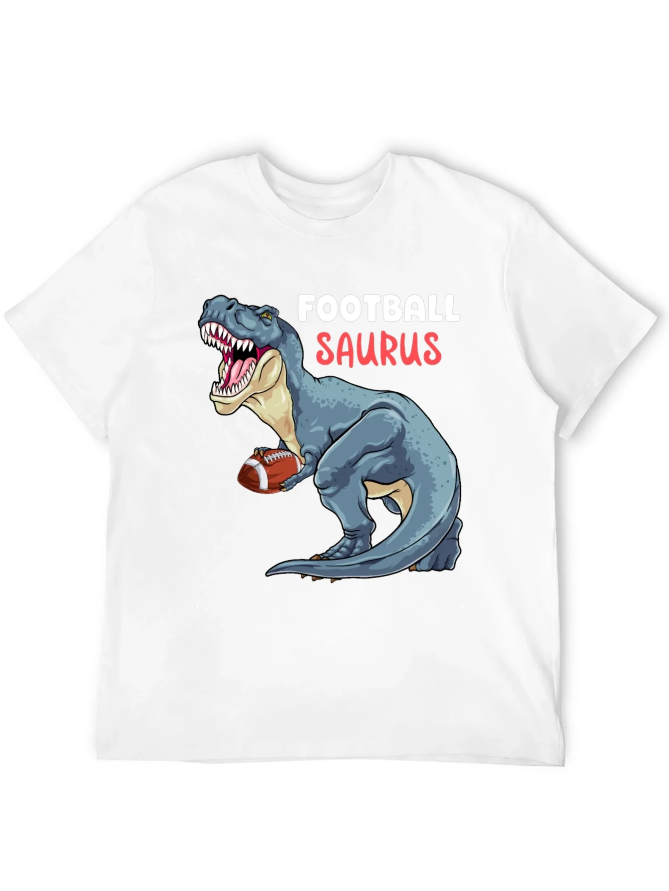Football Saurus T-Shirt: Dinosaur Sports Tee