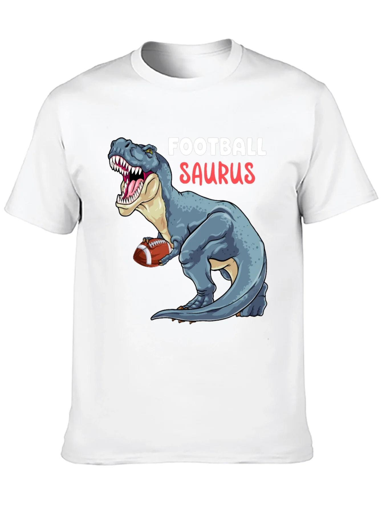 Football Saurus T-Shirt: Dinosaur Sports Tee