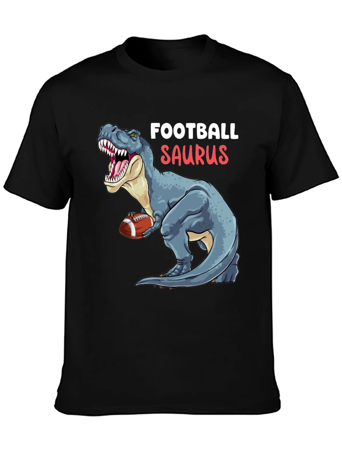 Football Saurus T-Shirt: Dinosaur Sports Tee