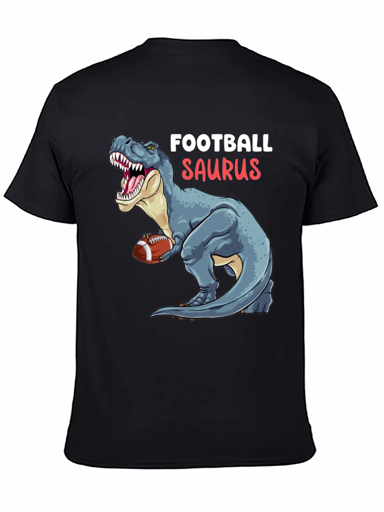 Football Saurus T-Shirt: Dinosaur Sports Tee