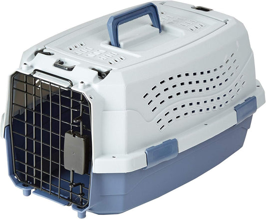 AmazonBasics Two Door Top Load Pet Carrier, Small  - Premium Quality
