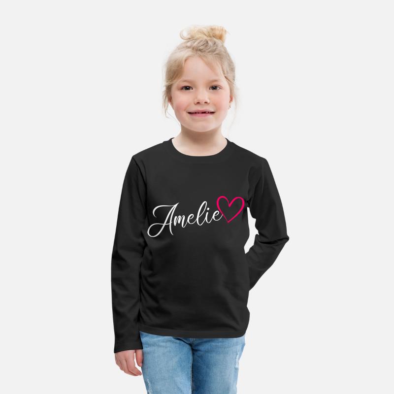 Amelie Name Pink Heart