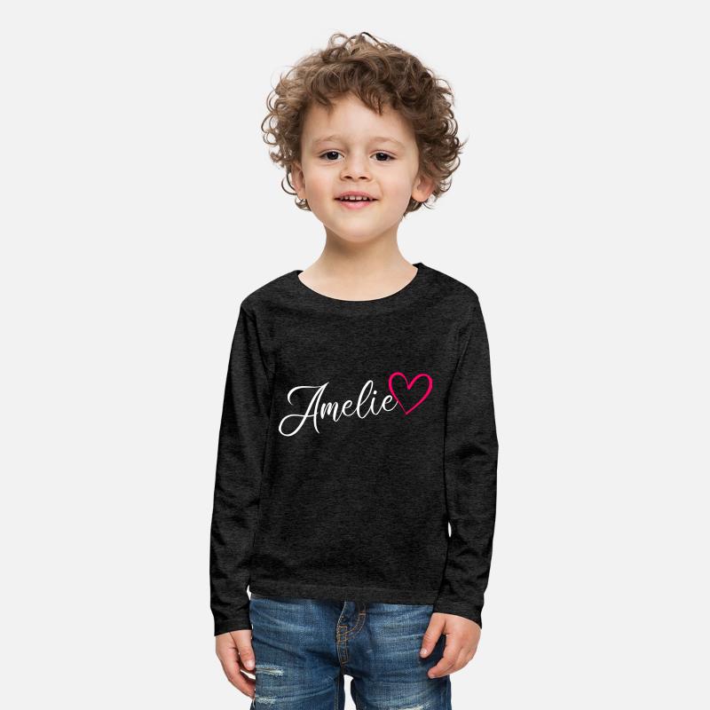 Amelie Name Pink Heart