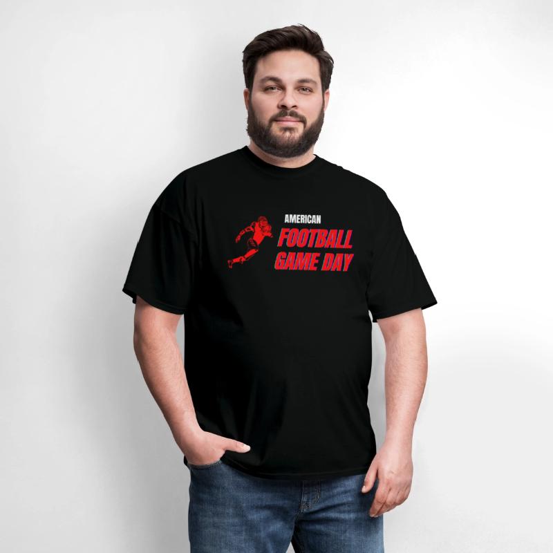 American Football Player Game Day Sport Tees