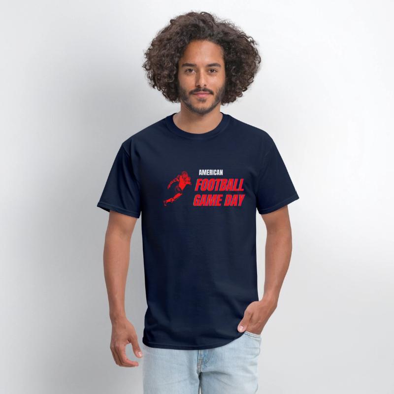 American Football Player Game Day Sport Tees