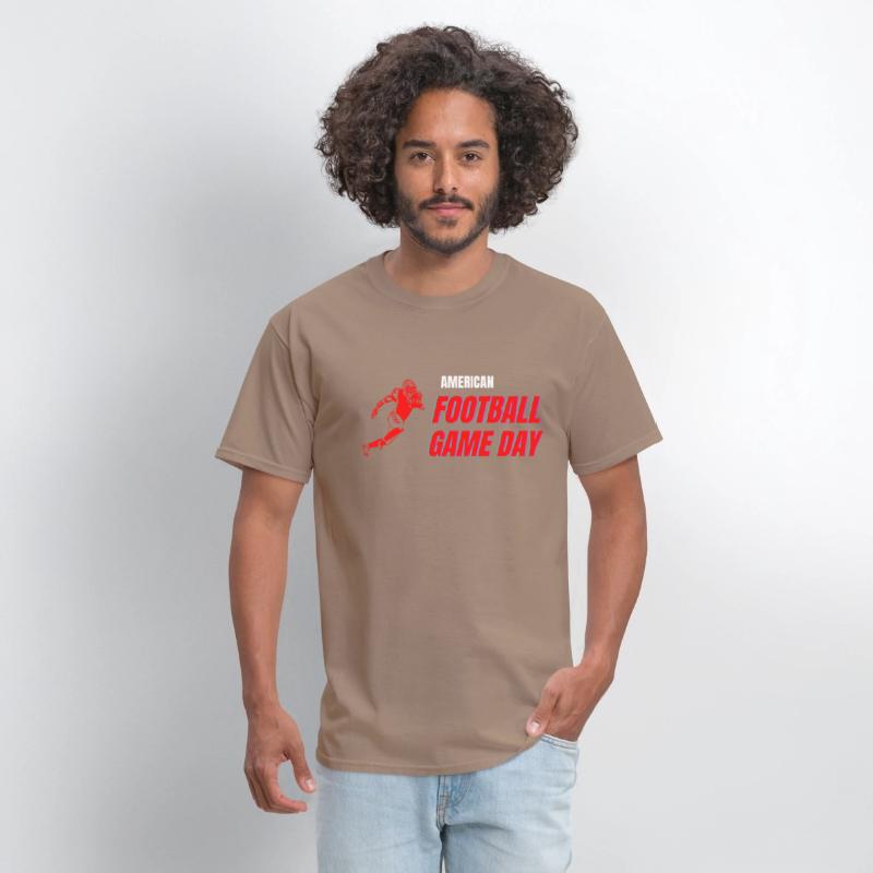 American Football Player Game Day Sport Tees