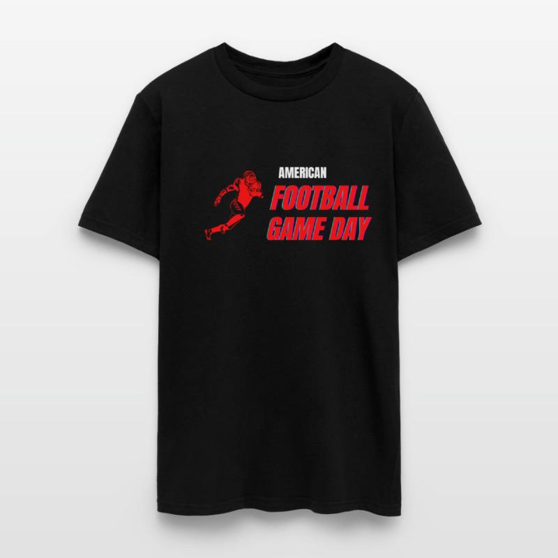 American Football Player Game Day Sport Tees