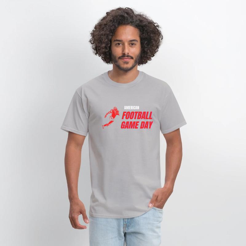 American Football Player Game Day Sport Tees
