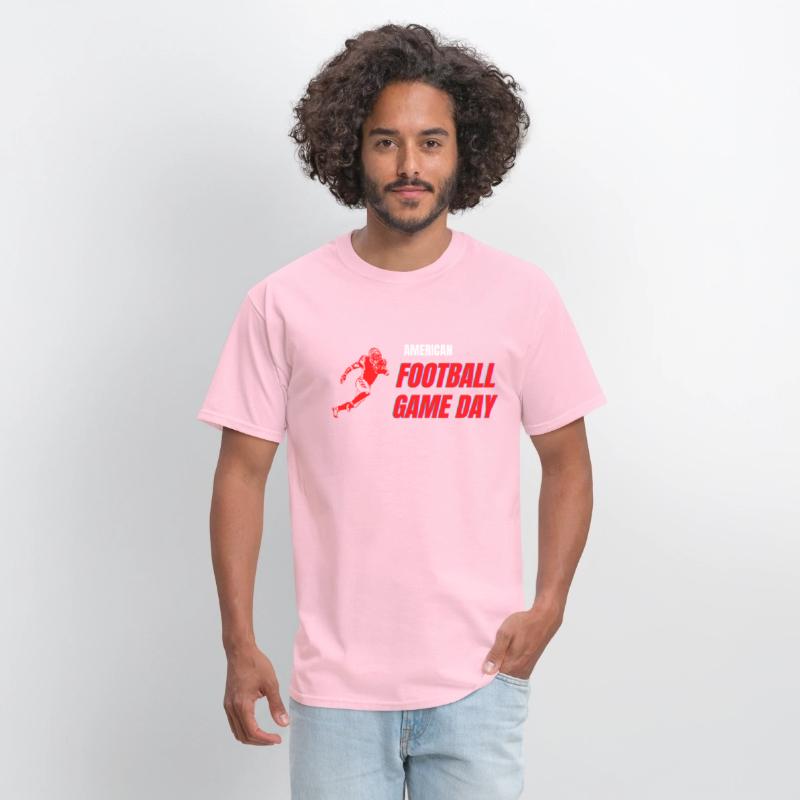 American Football Player Game Day Sport Tees