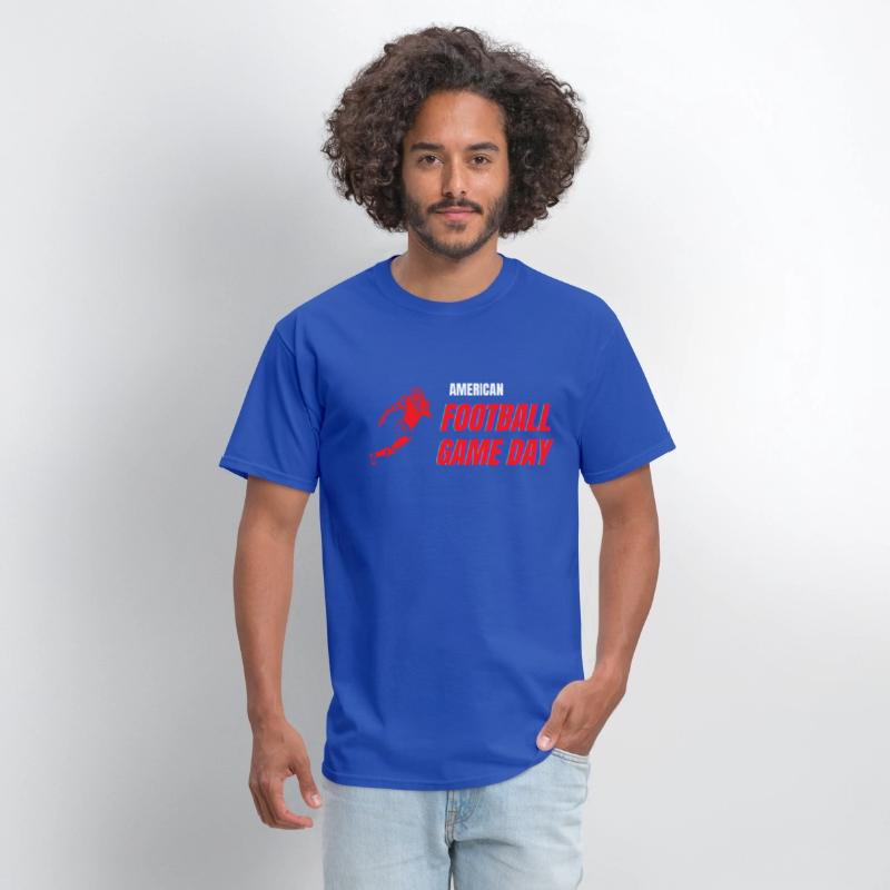 American Football Player Game Day Sport Tees