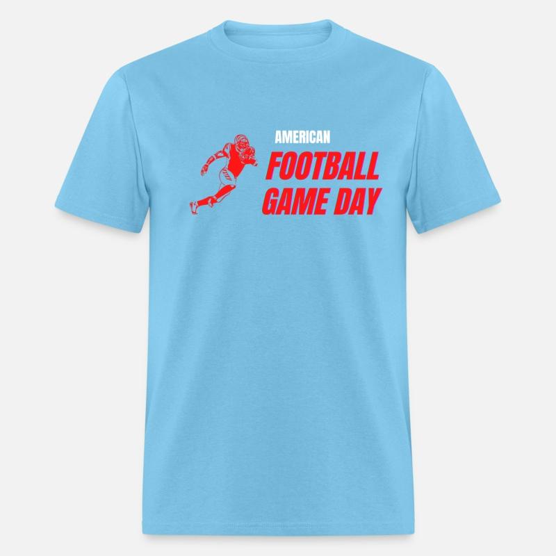 American Football Player Game Day Sport Tees
