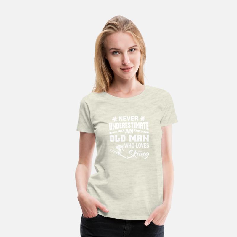 An Old Man Who Loves Skiing
