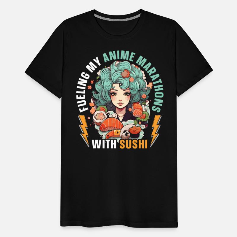 Anime Sushi Lover Nigiri Sashimi Food Manga Otaku