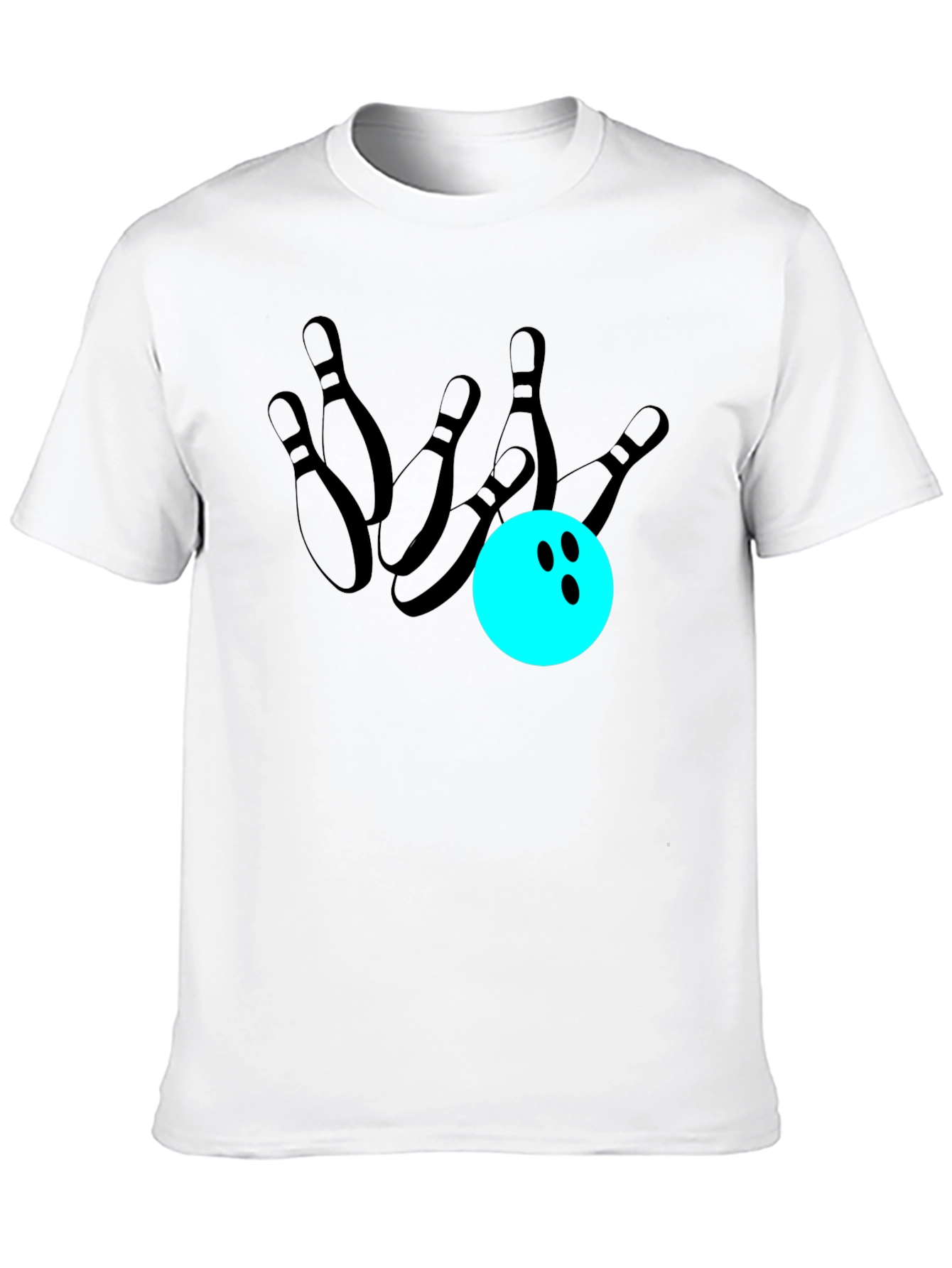Bowling Strike T-Shirt - Casual Graphic Tee
