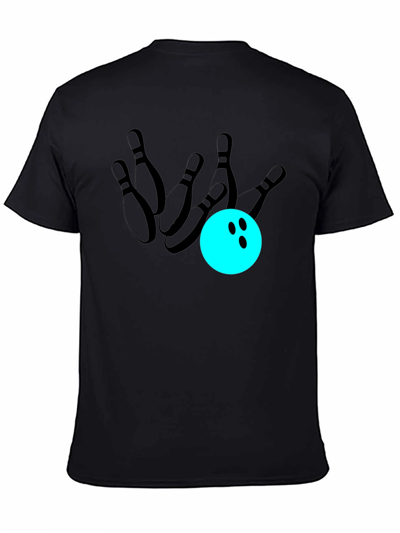 Bowling Strike T-Shirt - Casual Graphic Tee