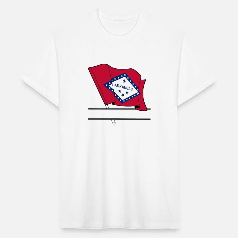 Arkansas flag text banner