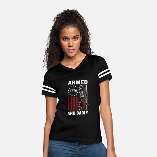 Armed And Dadly Pro Gun Usa Ar15 Dad Fathers Day O