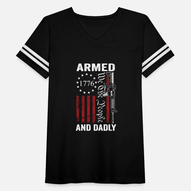 Armed And Dadly Pro Gun Usa Ar15 Dad Fathers Day O