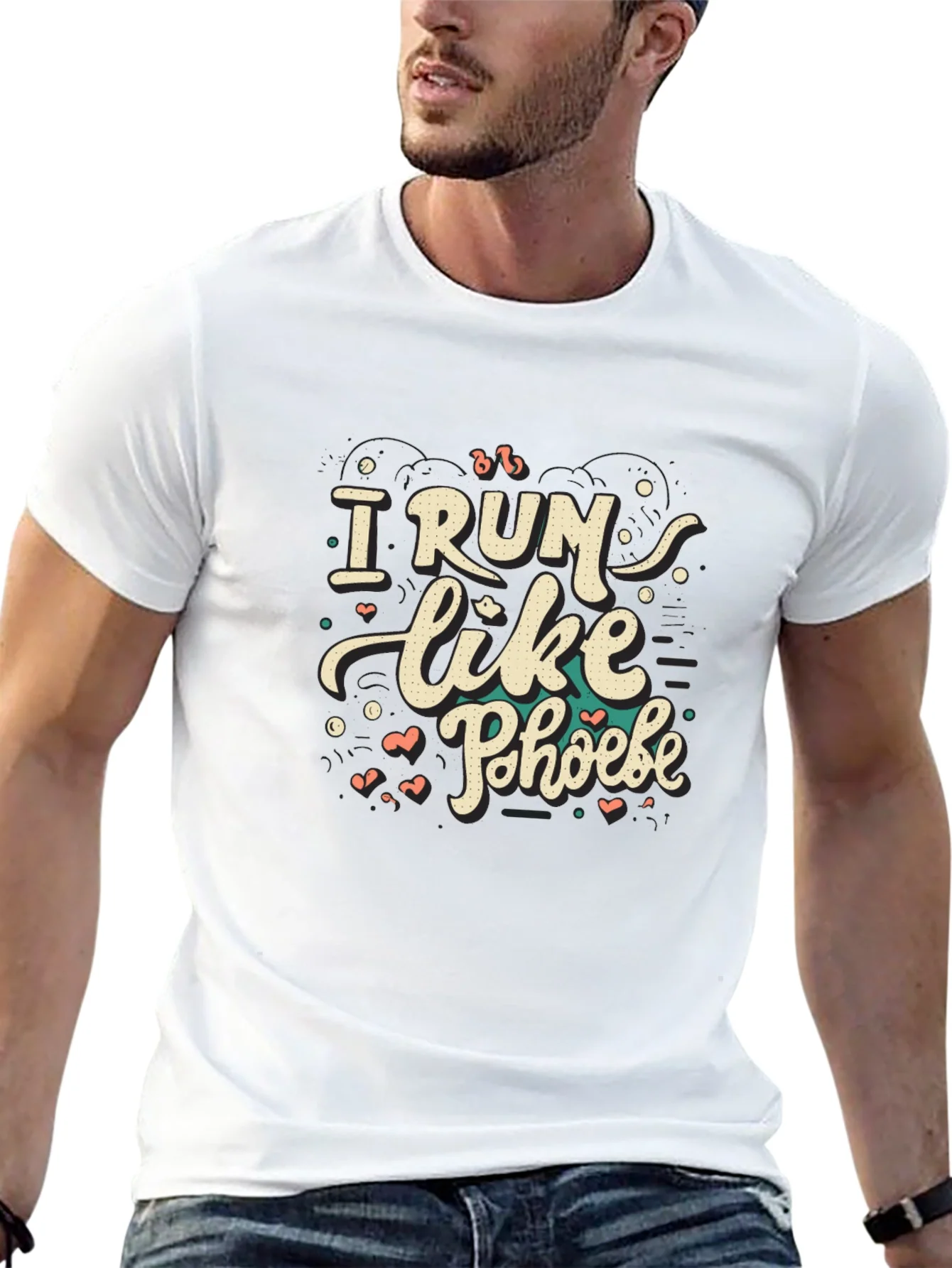 I Run Like Phoebe T-Shirt | Unisex Black Tee