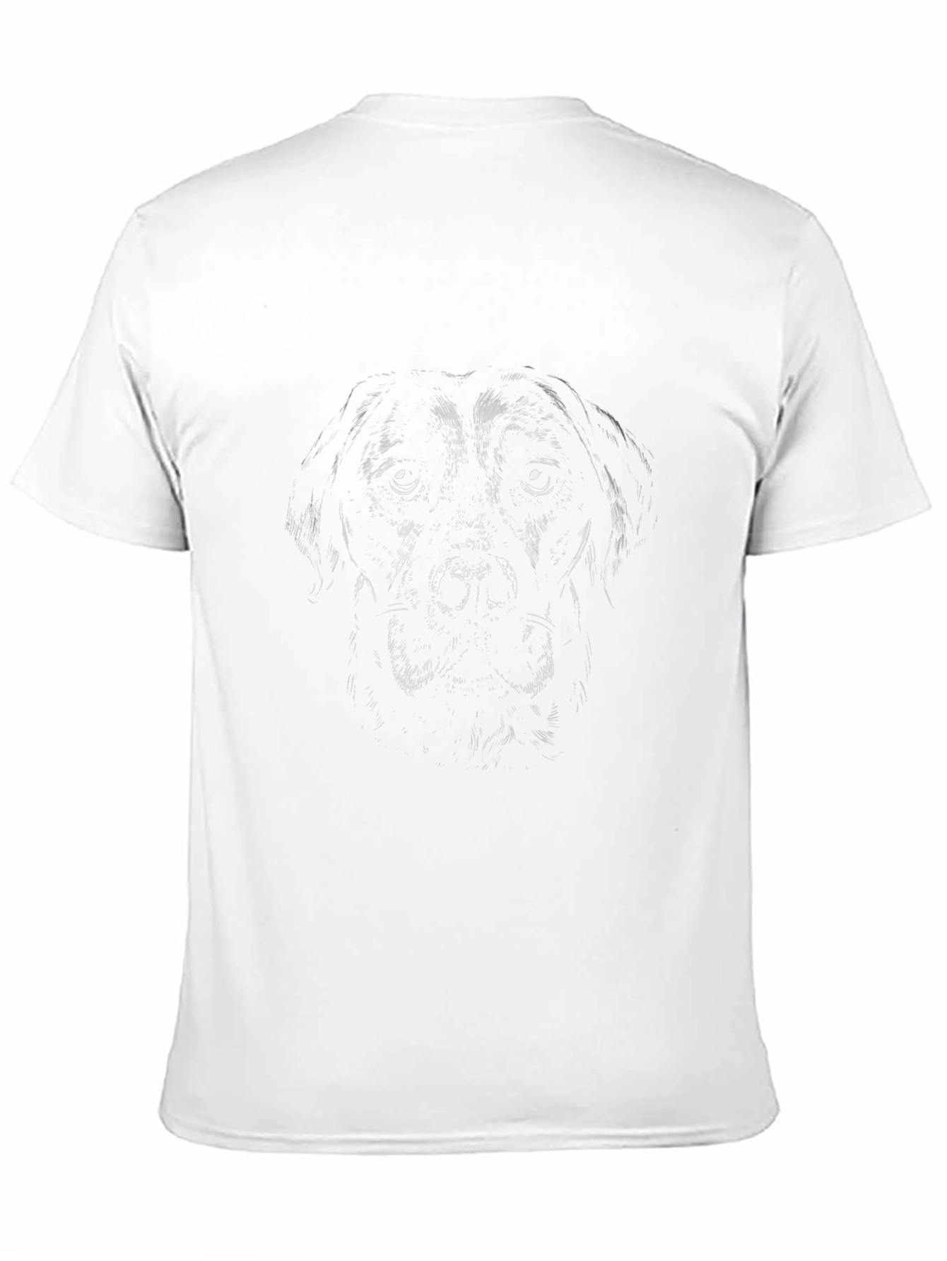 Black Labrador Dog Graphic T-Shirt - Mens