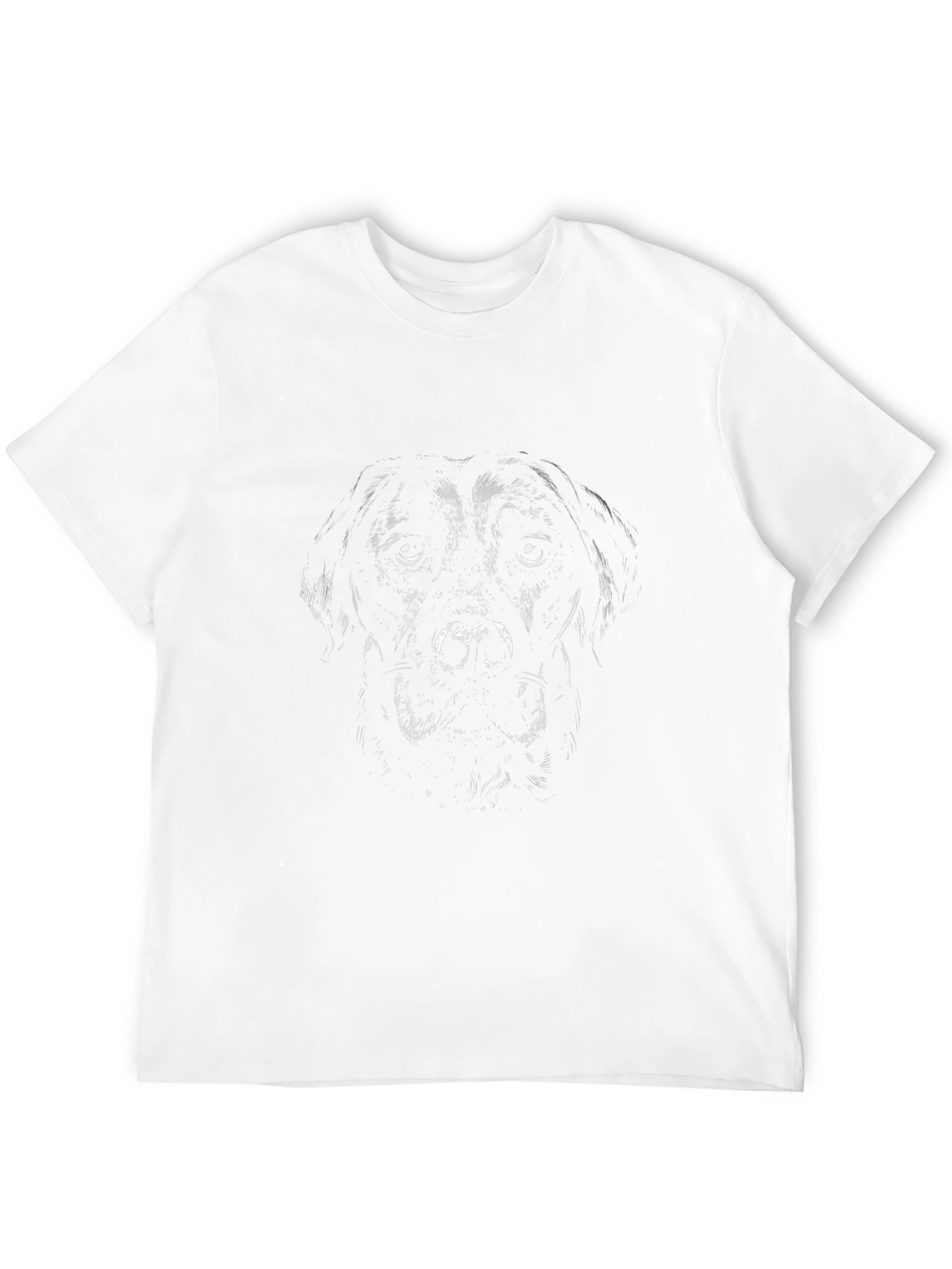 Black Labrador Dog Graphic T-Shirt - Mens