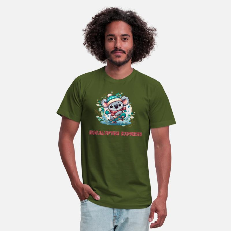 Australian Wildlife Skater: Playful Koala Art