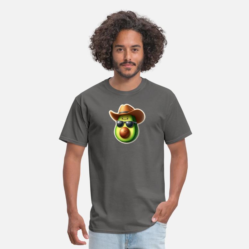 avocado wears hat