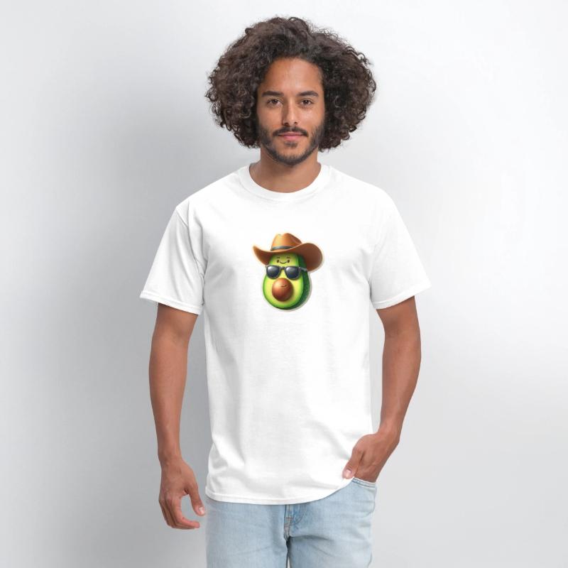 avocado wears hat