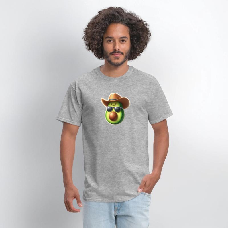 avocado wears hat