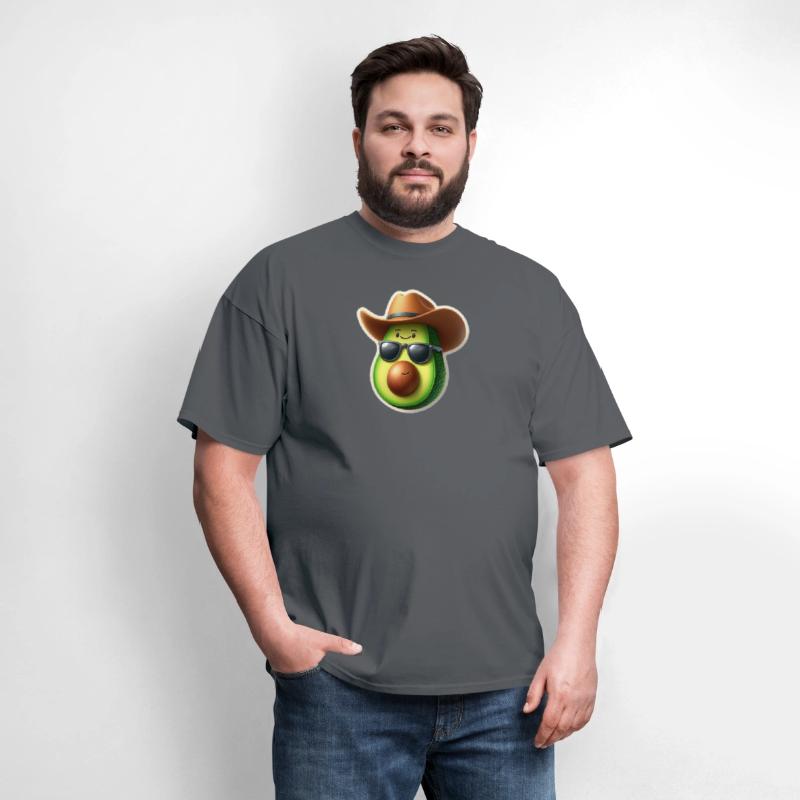 avocado wears hat