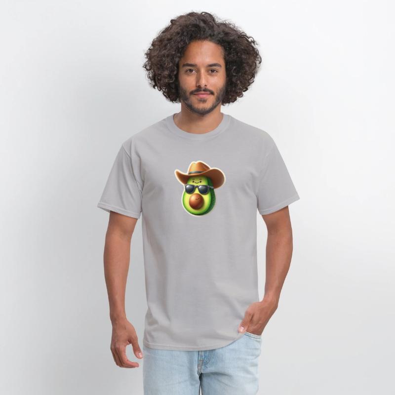 avocado wears hat