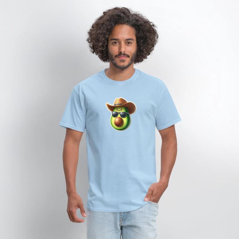 avocado wears hat