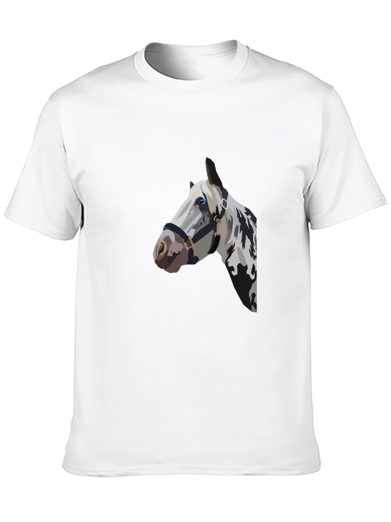 Black Horse Graphic Tee - Stylish Mens T-Shirt