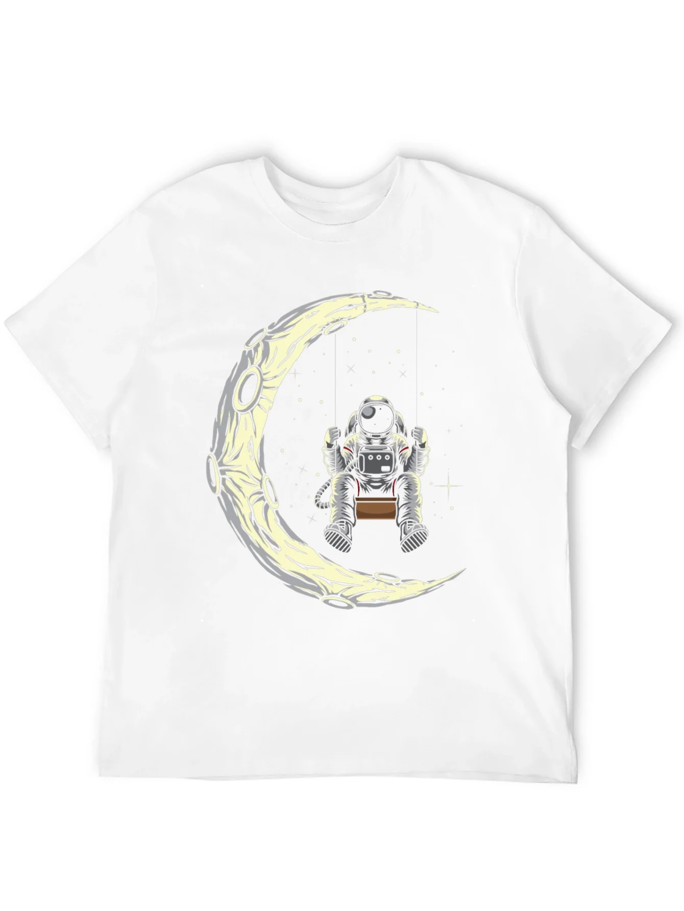 Astronaut Moon Swing Graphic Tee - Black