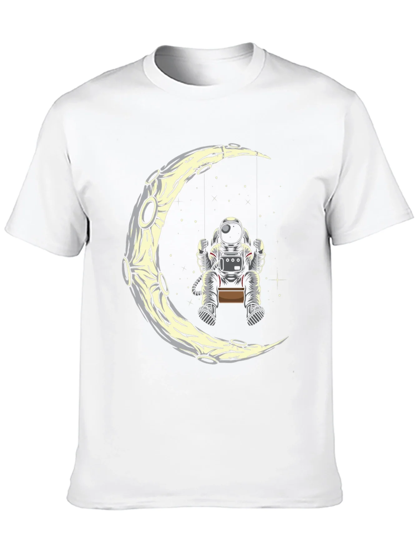 Astronaut Moon Swing Graphic Tee - Black