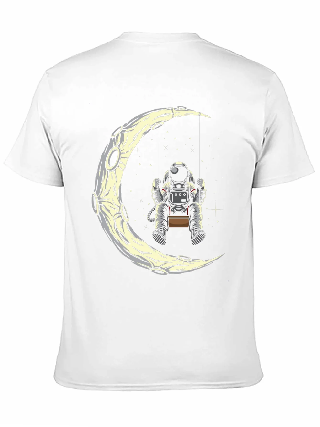Astronaut Moon Swing Graphic Tee - Black
