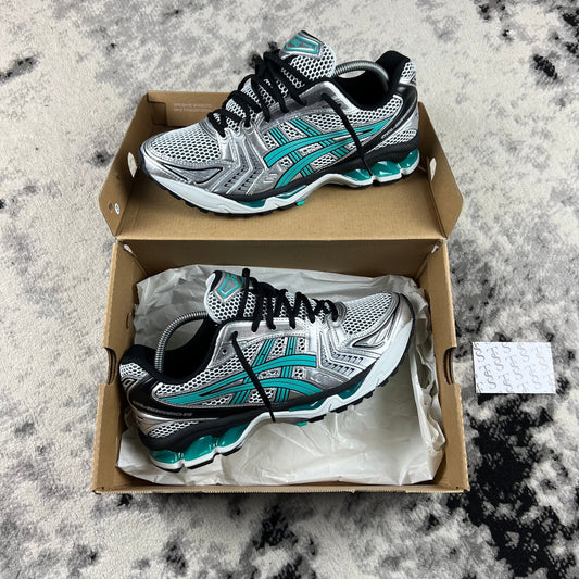 ASICS KAYANO 14 - WHITE / WATERFALL