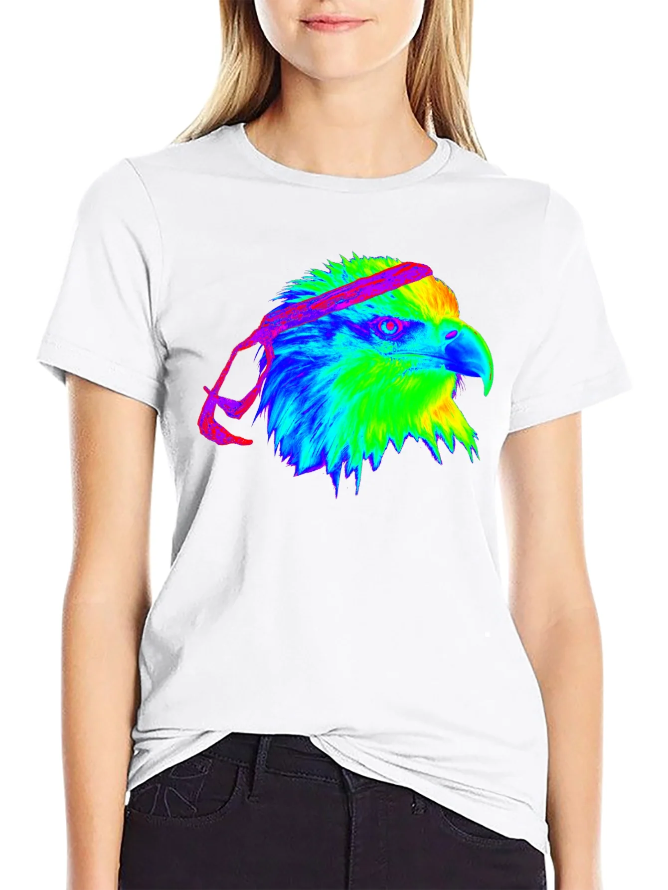 Eagle Head Graphic Tee - Black T-Shirt