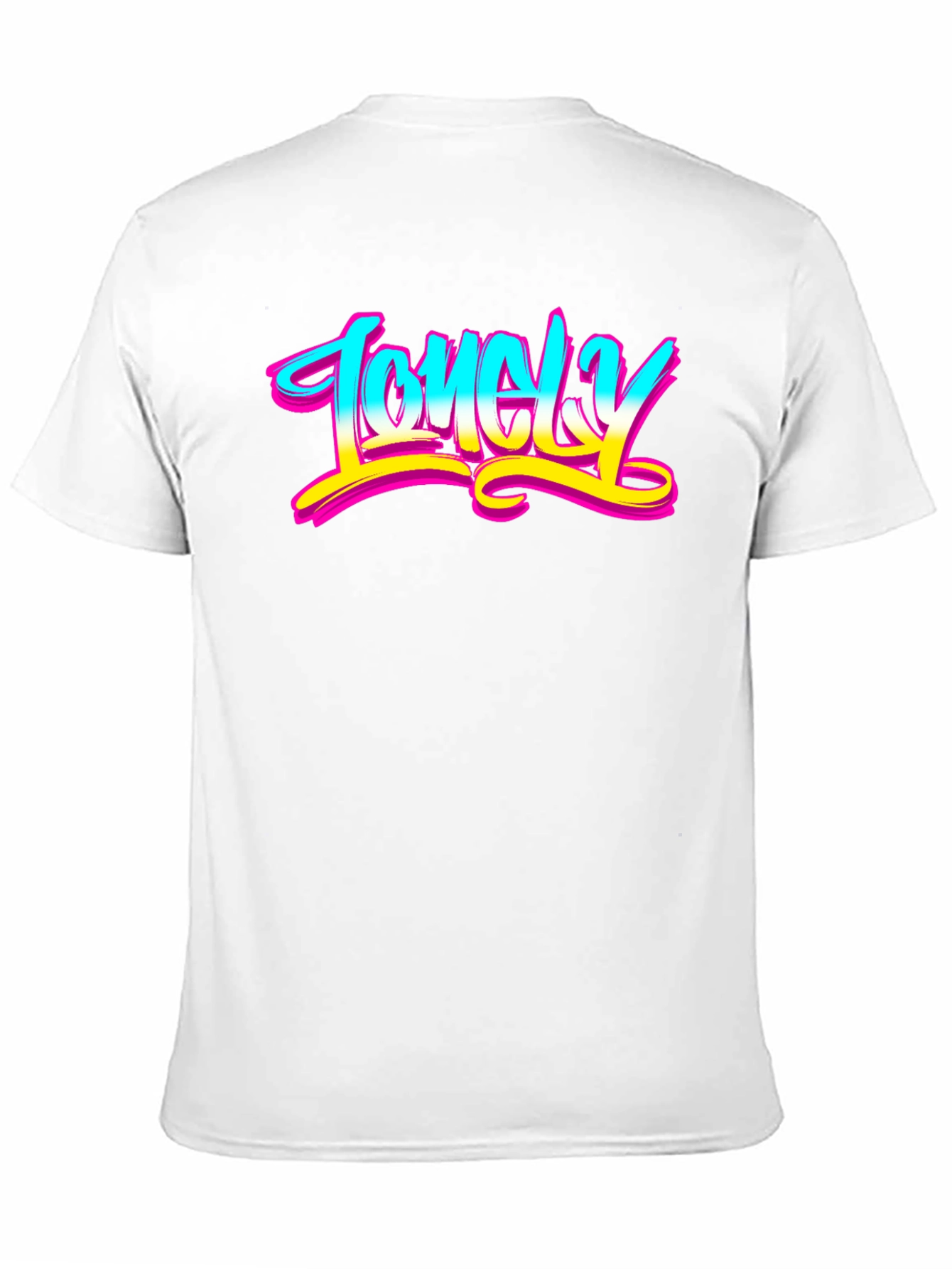 Lonely Graphic Tee - Unisex Black T-Shirt